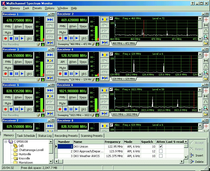 MS-8108 User Interface
