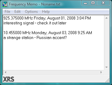 Frequency Memo