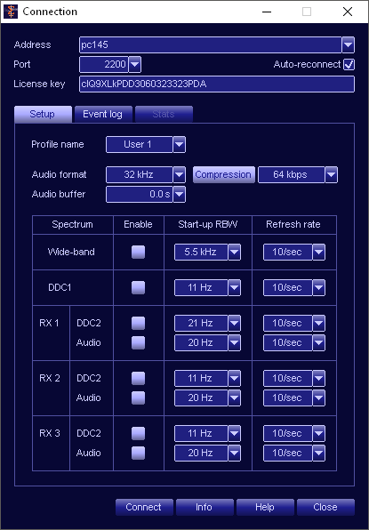 G65DDC Client/Server Option - Client Set-up
